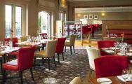 The Marriott Hanbury Manor's beautiful restaurant in sensational Hertfordshire.