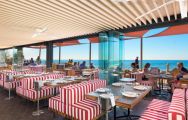 Hotel Fuerte Marbella's beautiful sea view restaurant situated in vibrant Costa Del Sol.