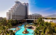 View Hilton Hua Hin Resort and Spa's picturesque main pool situated in fantastic Hua Hin.