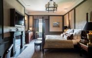 The Gleneagles's impressive double bedroom within brilliant Scotland.