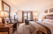 The Galgorm Resort  Spa's scenic double bedroom in vibrant Northern Ireland.