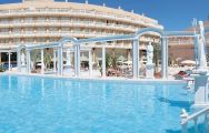 The Cleopatra Palace Hotel - Playa de Las Americas's scenic main pool within marvelous Tenerife.