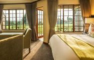 The Champagne Sports Resort's lovely double bedroom in sensational South Africa.