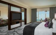 View InterContinental Doha's impressive double bedroom situated in brilliant Qatar.