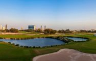 The Doha Golf Club's impressive golf course situated in stunning Qatar.