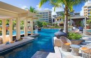 The Sheraton Sanya Haitang Bay Resort's picturesque main pool in stunning China.