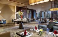 View Sofitel Sanya Leeman Resort's scenic restaurant situated in vibrant China.