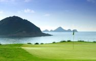The Clearwater Bay Golf  Country Club's impressive golf course in faultless China.