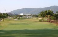 The Yalong Bay Golf Club's scenic golf course in fantastic China.