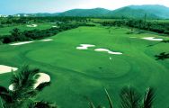 Yalong Bay Golf Club's impressive golf course in astounding China.