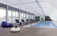 Hotel Baia's impressive indoor pool situated in magnificent Lisbon.