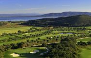 The Argentario Golf Club's impressive golf course situated in gorgeous Tuscany.