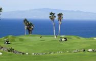 The Costa Adeje Golf Course's beautiful gardens within pleasing Tenerife.