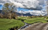 The De Zalze Golf Club's impressive golf course within impressive South Africa.