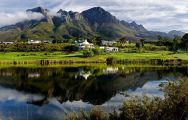 Erinvale Golf Club's impressive golf course situated in spectacular South Africa.