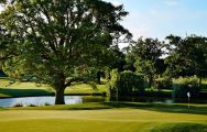 The Hanbury Manor Country Club's impressive golf course in brilliant Hertfordshire.