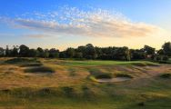 The Knole Park Golf Club's lovely golf course in dramatic Kent.
