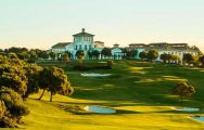 The La Reserva Golf Club's beautiful golf course within staggering Costa Del Sol.