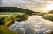 The La Reserva Golf Club's lovely golf course within brilliant Costa Del Sol.