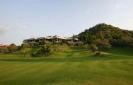 The Laem Chabang International Country Club's picturesque golf course within astounding Pattaya.