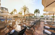 View Hotel Palma Bellver's picturesque outdoor pool within dazzling Mallorca.