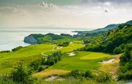 View Thracian Cliffs Golf Club's lovely golf course within dramatic Black Sea Coast.