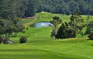The Santo da Serra Golf Club's scenic golf course in spectacular Madeira.