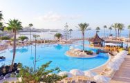 The Iberostar Selection Anthelia's lovely main pool in marvelous Tenerife.