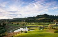 The Golf Club Castelfalfi's beautiful golf course within brilliant Tuscany.
