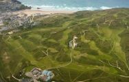 Perranporth golf course in top 100 links courses in England