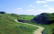 Perranporth golf course in  top 100 links courses in England