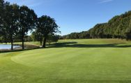 Thorndon Park Golf Club view across the lake from the 17th green