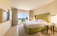 View Sao Rafael Suites Hotel's lovely double bedroom in brilliant Algarve.