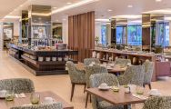 The Sao Rafael Suites Hotel's impressive restaurant situated in amazing Algarve.