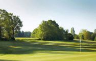 The Lingfield Park Golf Club scenic golf course in Surrey.