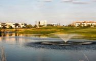 The The Montgomerie Marrakech's scenic golf course in vibrant Morocco.