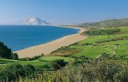 The Alcaidesa Links Course's beautiful golf course in magnificent Costa Del Sol.
