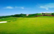 The Alcaidesa Heathland Course's picturesque golf course in pleasing Costa Del Sol.