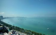 View of Pattaya beach from the Amari Ocean Pattaya