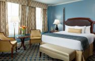 The Francis Marion Hotel's beautiful double bedroom within amazing South Carolina.