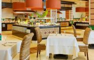 The H10 Estepona Palace's lovely buffet restaurant in striking Costa Del Sol.