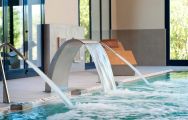 The Barcelo Montecastillo Resort's beautiful spa indoor pool situated in incredible Costa de la Luz.