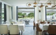 Hotel Camiral's beautiful 1477 restaurant within dazzling Costa Brava.