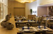 The Atenea Port Hotel's impressive restaurant situated in spectacular Costa Brava.