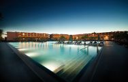 Vila Gale Lagos Hotel Pool at Night