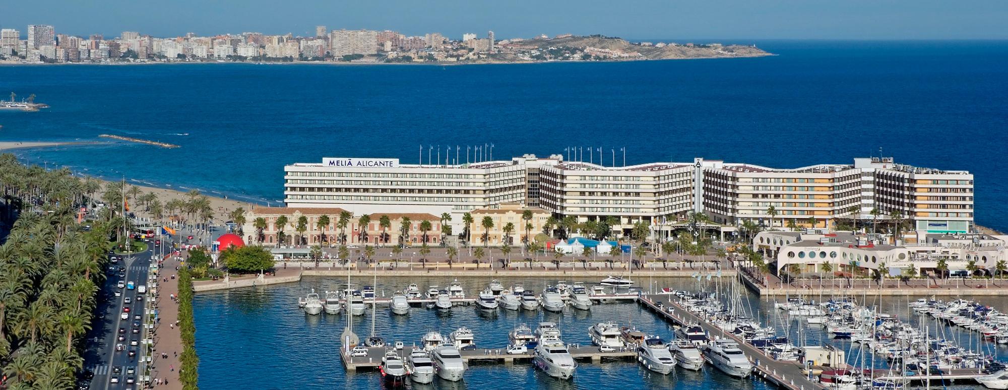 View Melia Alicante Hotel's scenic marina within stunning Costa Blanca.