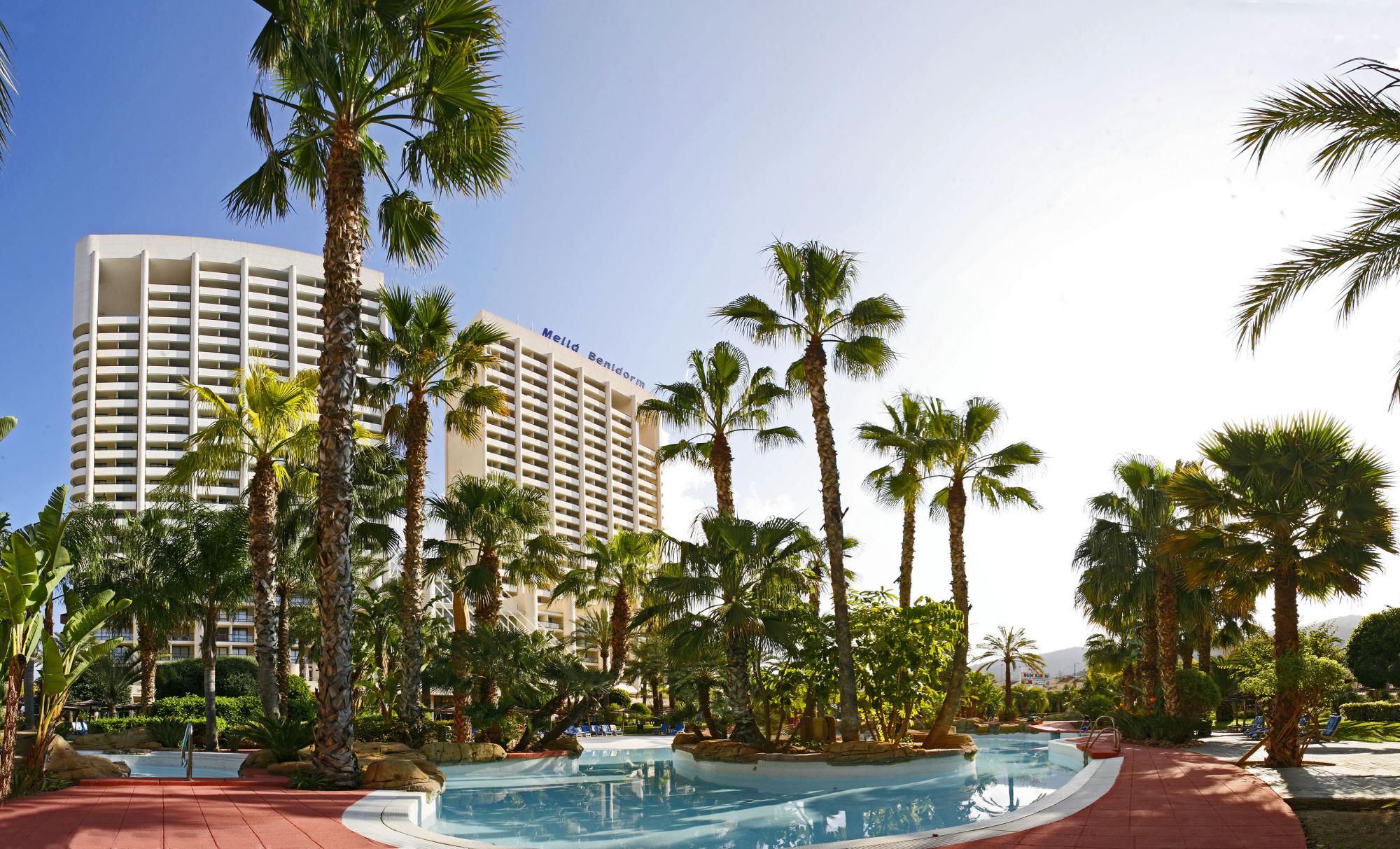 The Melia Benidorm Hotel's impressive hotel situated in gorgeous Costa Blanca.