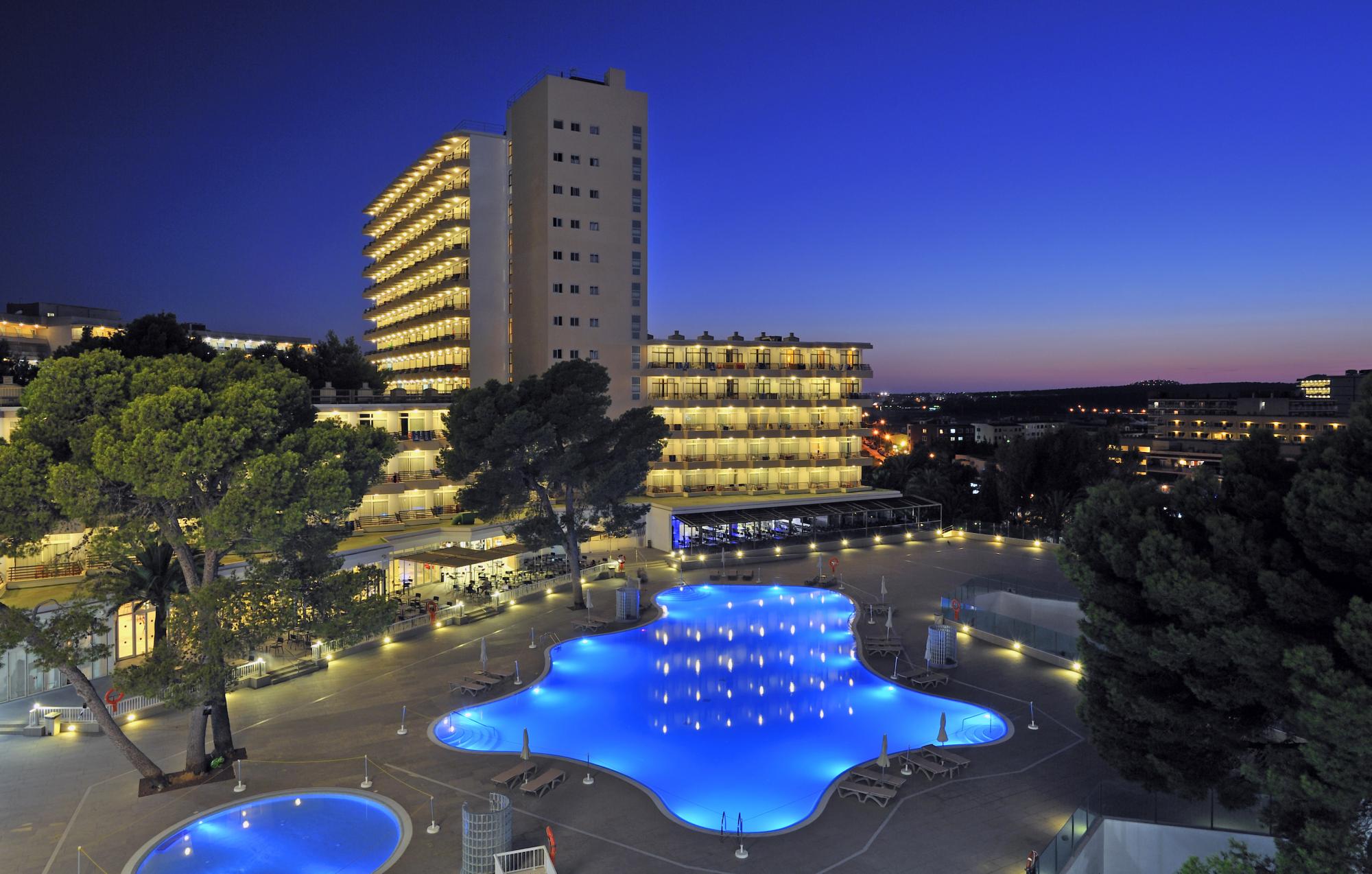 Sol Barbados Hotel Main Pool Night