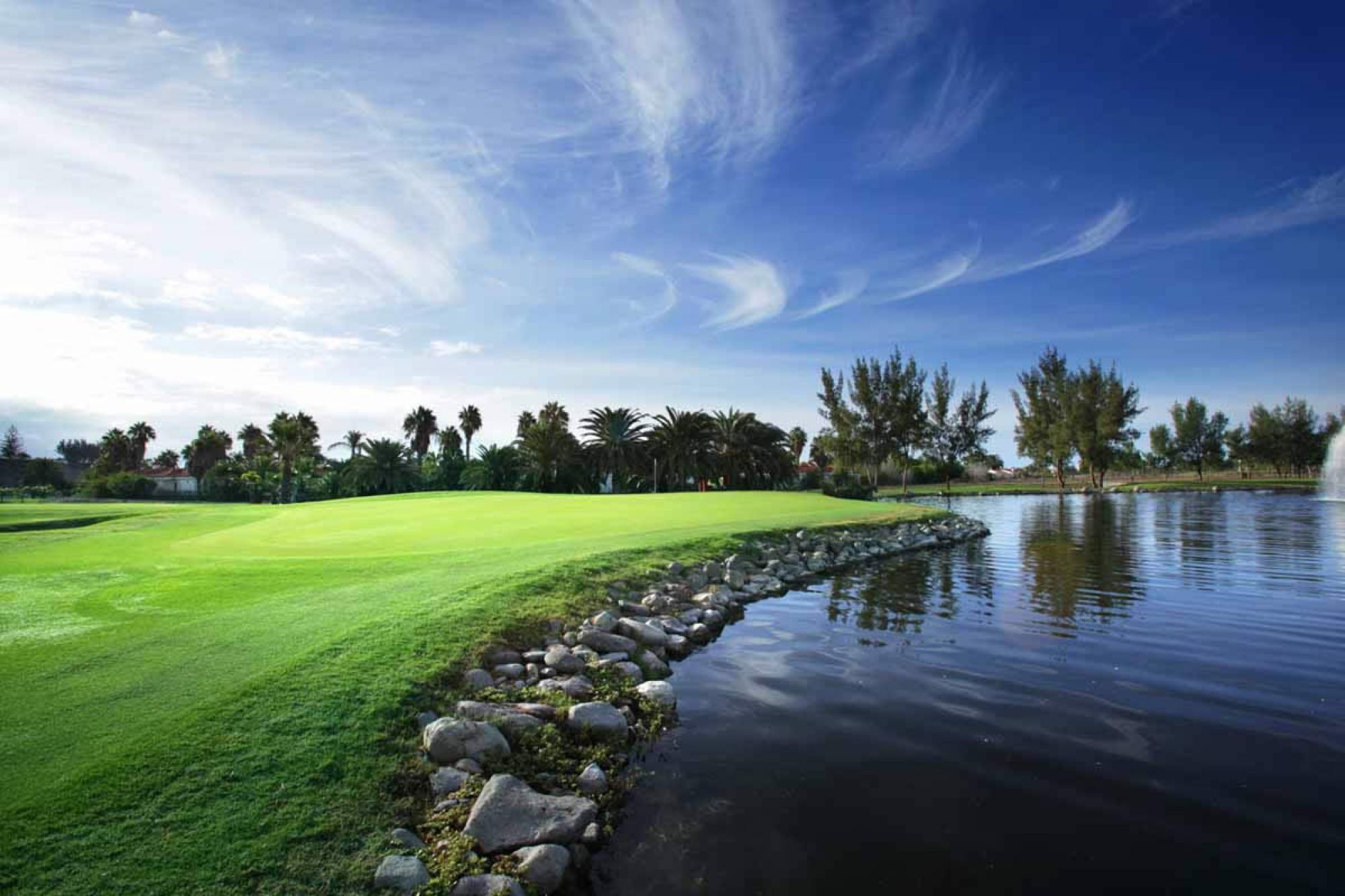 The Maspalomas Golf Course's picturesque golf course in gorgeous Gran Canaria.