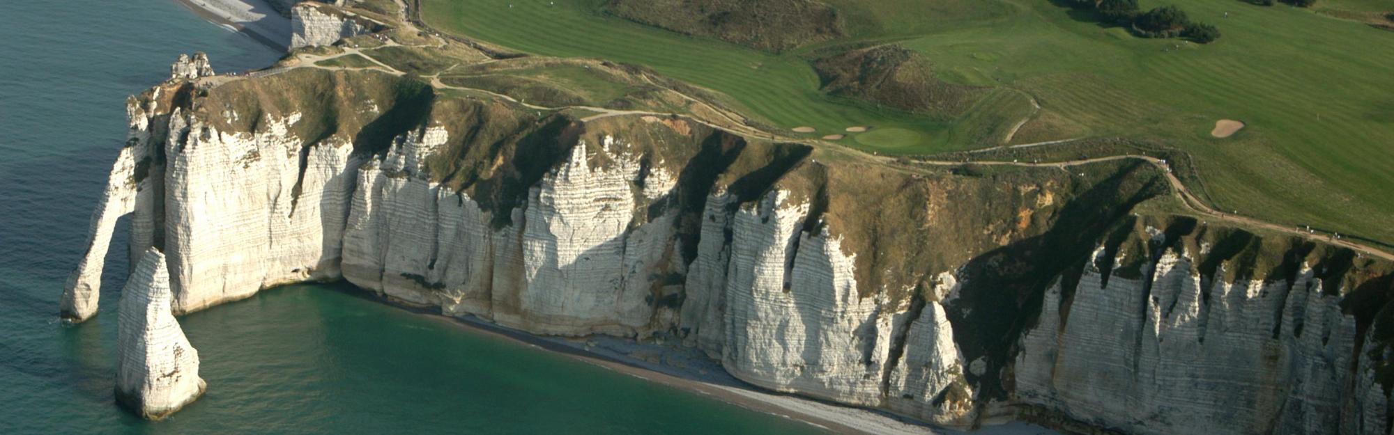 The Golf dEtretat's picturesque golf course in incredible Normandy.